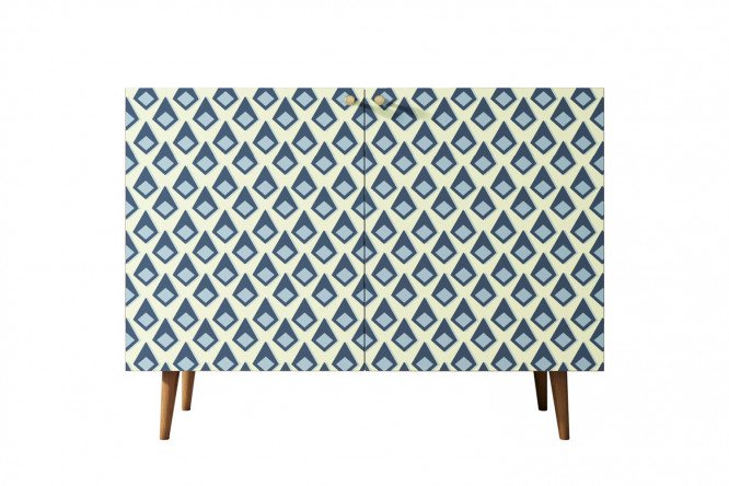 Изображение товара Комод Berber 120х90х45 см стильный с принтом для спальни и гостиной