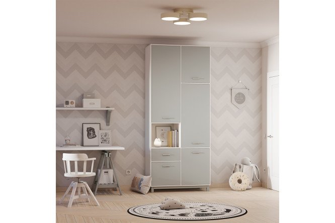 Шкаф двухсекционный Mirum 100.6х240х50 см