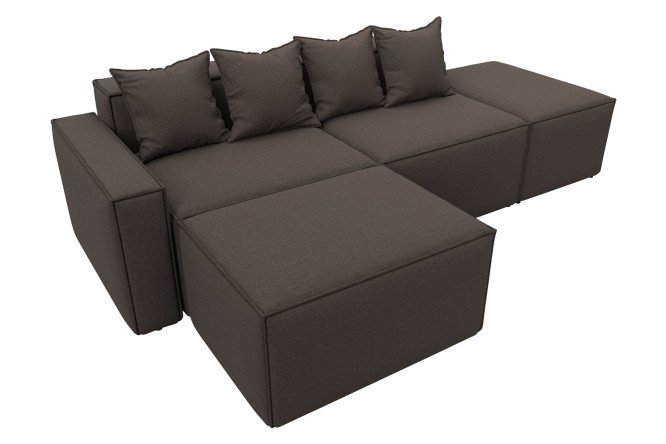 Изображение товара Угловой модульный диван Лига 063 с левым углом для современного интерьера