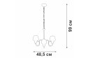 Люстра VITALUCE V4834-7/3 9 кв.м., 48.5х70х48.5 см, E14