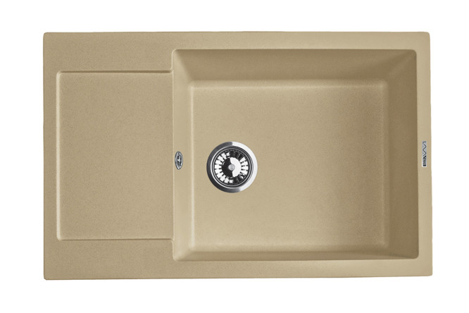 Изображение товара Врезная кухонная мойка LAVA L8.SAH с крылом 78х50х19 см из инженерного гранита