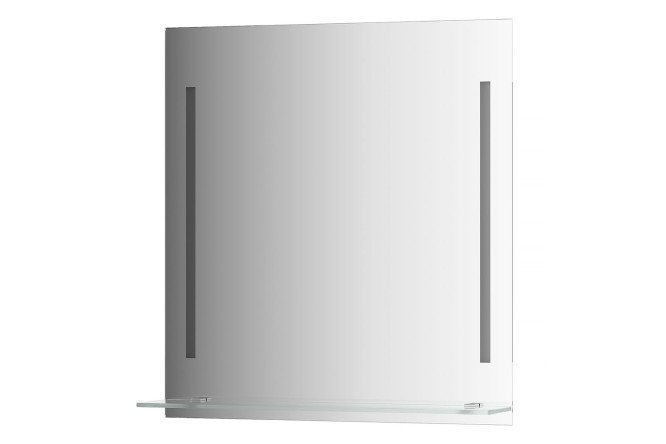 Изображение товара Настенное зеркало EVOFORM Ledline-S с LED-светильниками и полочкой 70х75 см
