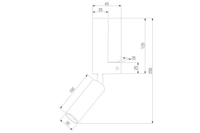 Светильник настенный EUROSVET Pitch 40020/1 LED 1 кв.м, LED