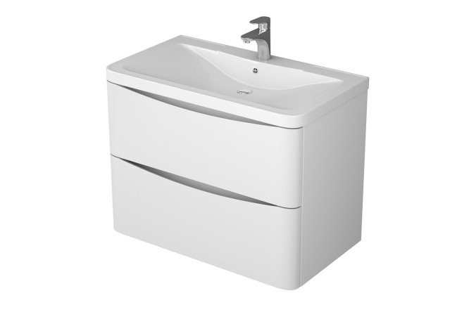 Изображение товара Тумба Mayra 80 58019 77.9 см, цвет каркаса белый глянец, фасада белый глянец