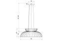 Светильник подвесной FREYA Modern Citrus 16 кв.м., LED, 50 см