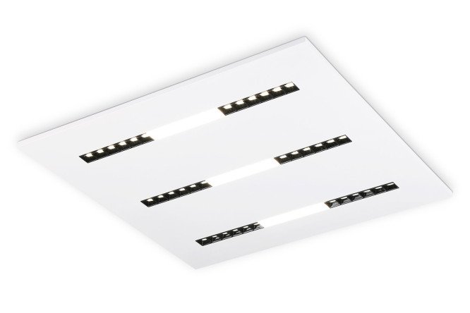 Изображение товара Светодиодная панель AMBRELLA LIGHT Downlight 10 м², 59.5x1.4x59.5 см, LED