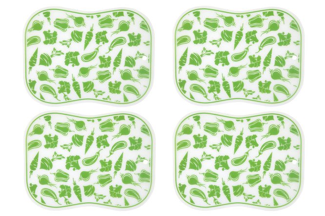 Изображение товара Набор разделочных матов Countly style 30х0.01х40 см, 4 шт., Полипропилен