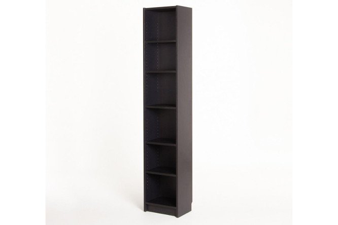 Изображение товара Стеллаж Варма из ДСП ясень чёрный 38,4х198х28 см