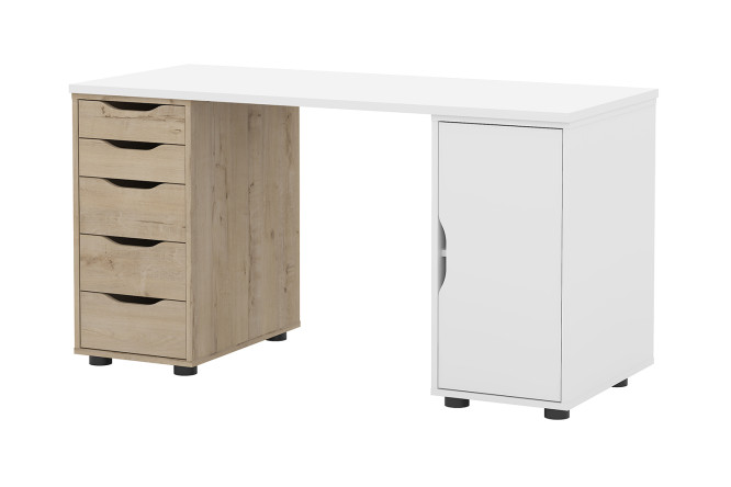Изображение товара Письменный стол Alexys 140 с двумя тумбами для дома и офиса