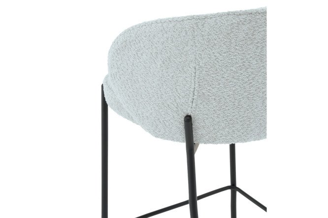 Фото 7 Стул барный Stool Group Тисдейл 56х94.5х56 см, цвет обивки светло-голубой, ножек чёрный