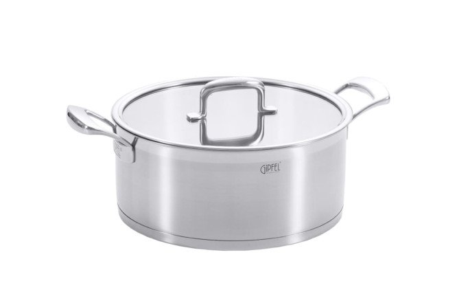 Изображение товара Кастрюля GIPFEL Prestige 7.4 л нержавеющая сталь для индукционных плит
