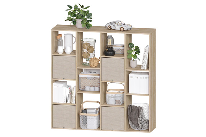 Изображение товара Стеллаж СТ 144С из ЛДСП дуб Сонома 142,6х142,4х39 см