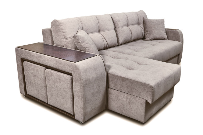 Изображение товара Угловой диван-кровать Трио с левым углом размер 252х93х161 см