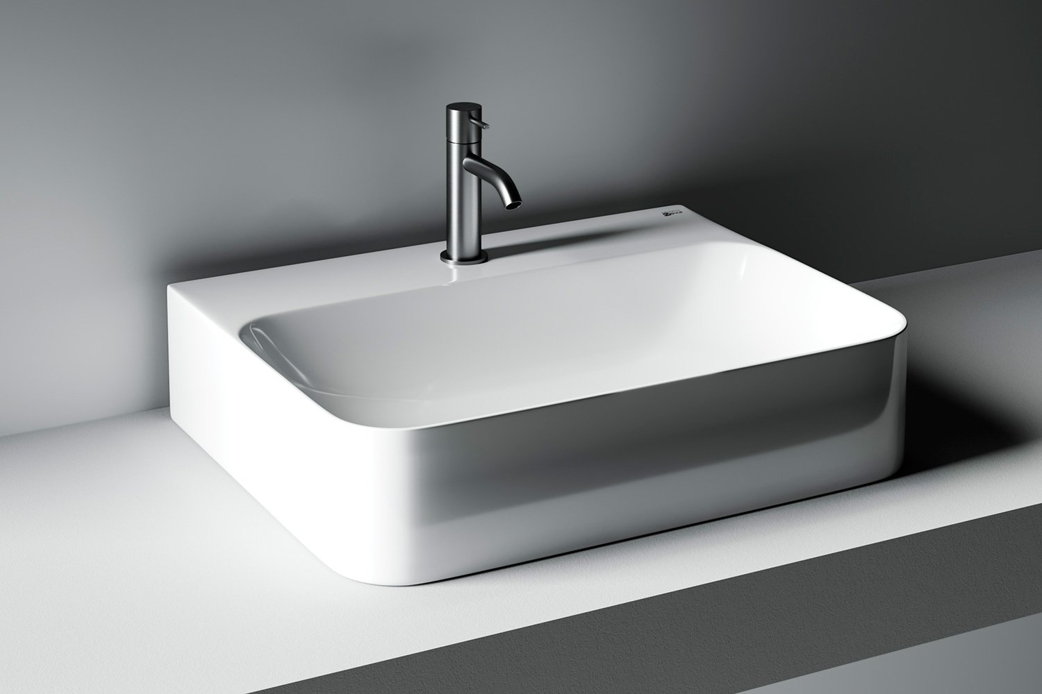 Раковина подвесная CERAMICANOVA Aura CN2001 60.5х13.5х47 см