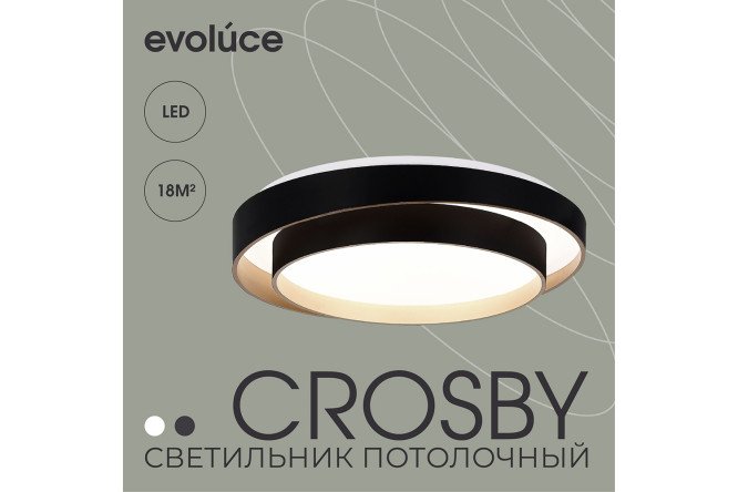 Светильник потолочный EVOLUCE Crosby
