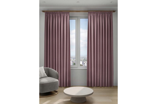 Изображение товара Штора на ленте Decofest Омбра 200х280 см, 1 шт., цвет лаванда