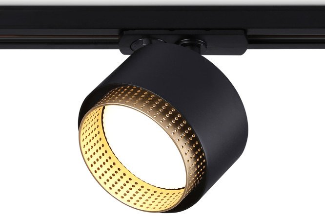 Изображение товара Трековый светильник AMBRELLA LIGHT GX53 1м , металл, черный и золото