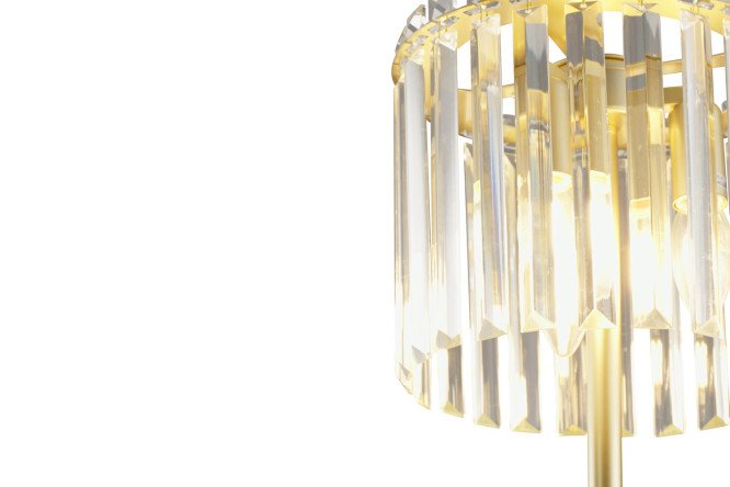 Лампа настольная MODERLI Crystal E14, 24x55x24 см