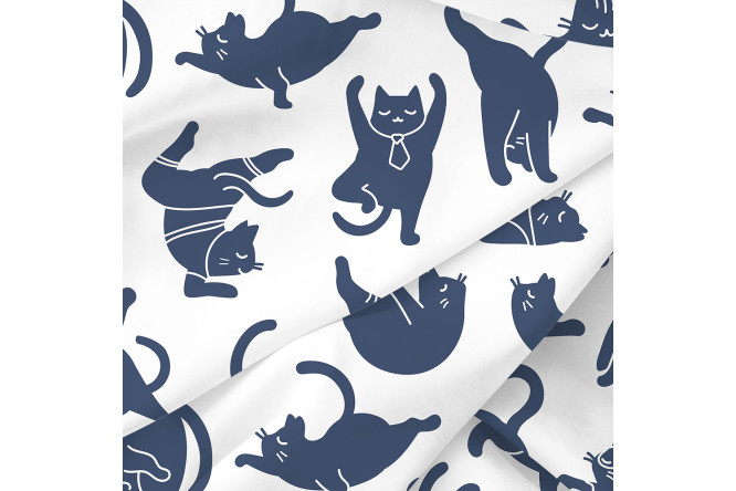 Комплект постельного белья Yoga Cat