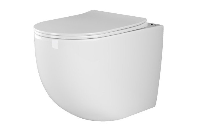 Изображение товара Унитаз напольный CERAMICANOVA Mia Rimless 36х40х56 см