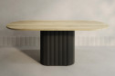 Стол GENGLASS Trubis wood 200х75х90 см
