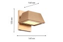 Светильник уличный FAVOURITE Trapezium Планка, 15 Вт, LED