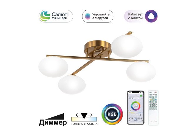 Изображение товара Люстра CITILUX Atman LED 60 см для помещений до 20 м²