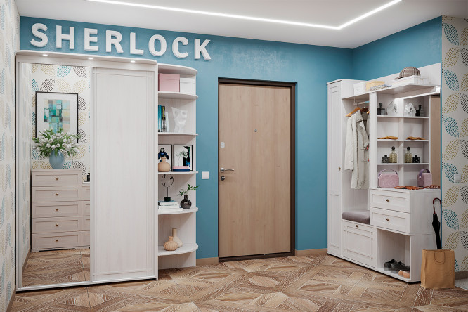 Прихожая Sherlock ясень анкор светлый