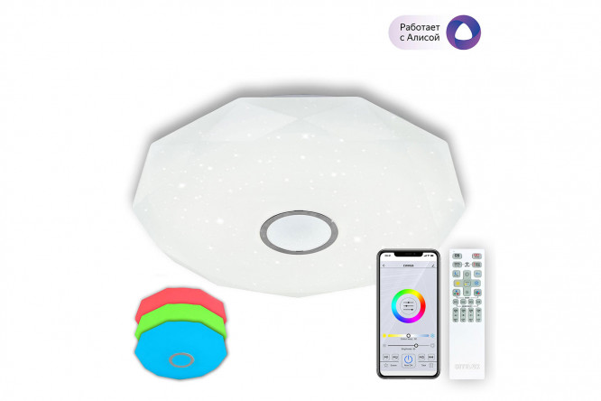 Изображение товара Светильник потолочный CITILUX Диамант Смарт 30 кв.м. LED, диаметр 67 см