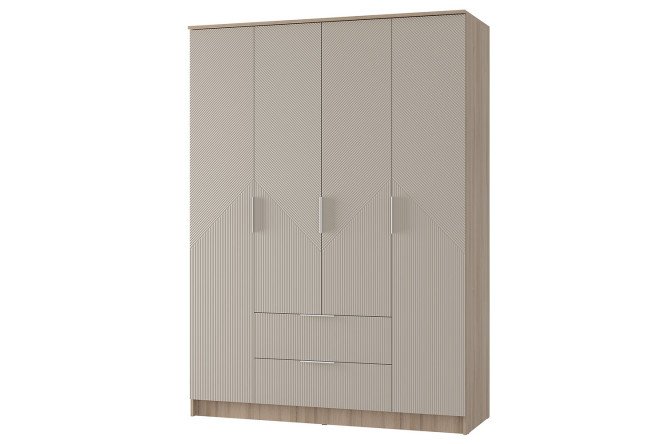 Изображение товара Шкаф 4-створчатый Эмилия для хранения одежды