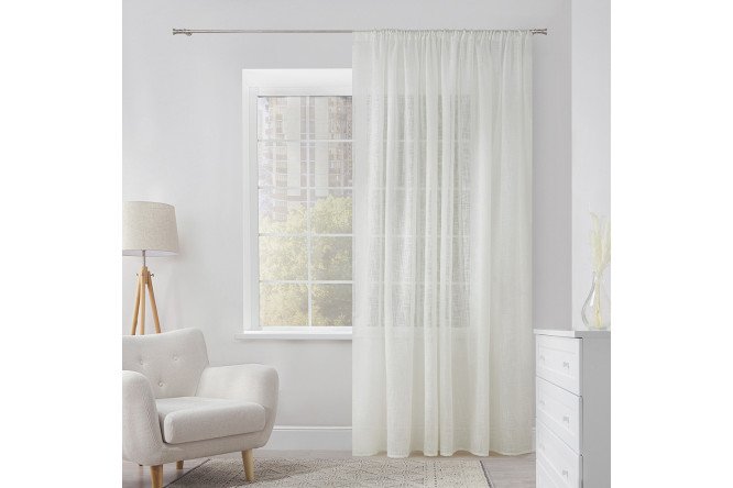 Изображение товара Тюль MICASA Iona 300х280 см экрю универсальная лента