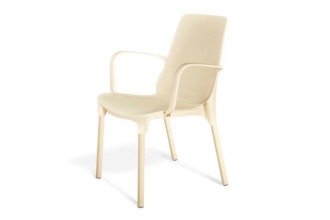 Изображение товара Стул SHT-S76 с подлокотниками 56.5х85х56 см металлическая рама пластиковая сидушка