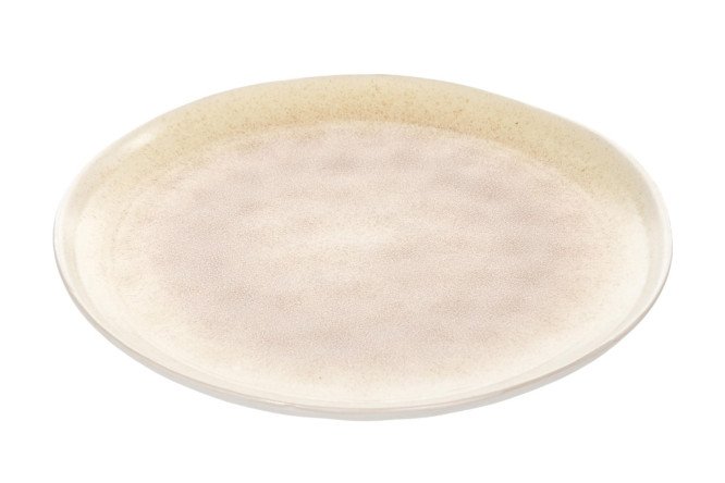 Изображение товара Мелкая керамическая тарелка Elrington Samanta 21 см бежевый