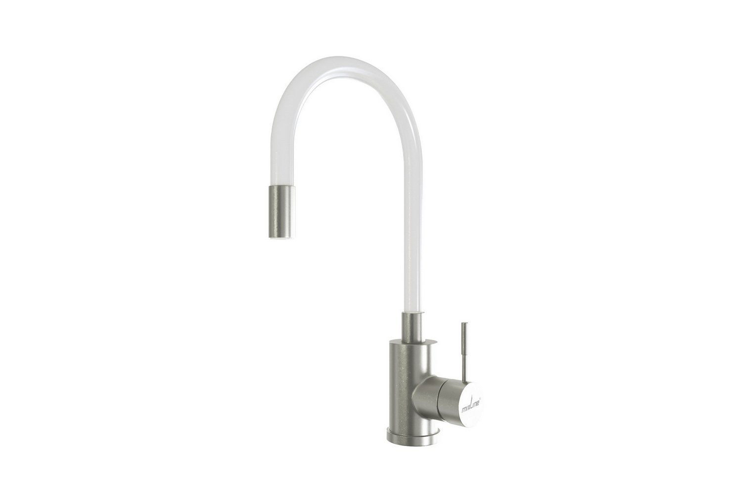 Смеситель для кухни MIXLINE MLSS-0325 с гибким изливом