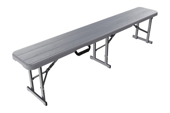 Изображение товара Скамейка складная Samman для сада, дома, офиса цвет серый