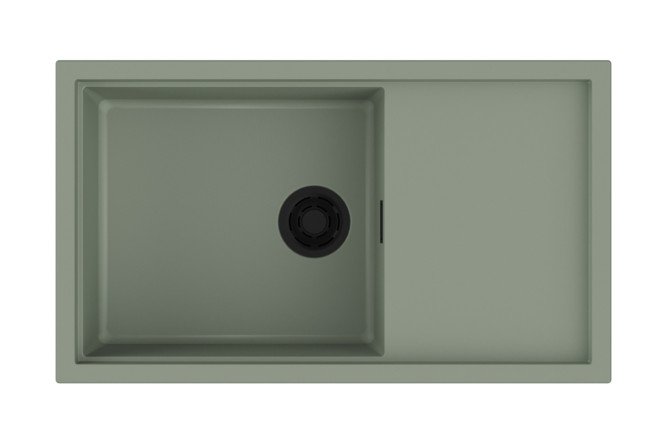 Изображение товара Врезная кухонная мойка с крылом OMOIKIRI Sintesi 86-WG 86х50х20 см