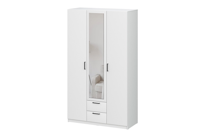 Изображение товара Шкаф Капри с зеркальной дверью и 5 полками - современное решение для хранения