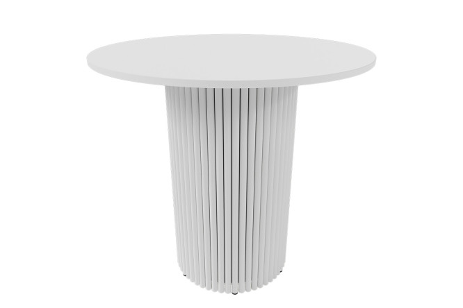 Изображение товара Стол GENGLASS Trubis Wood с трубчатым подстольем 80х75х80 см