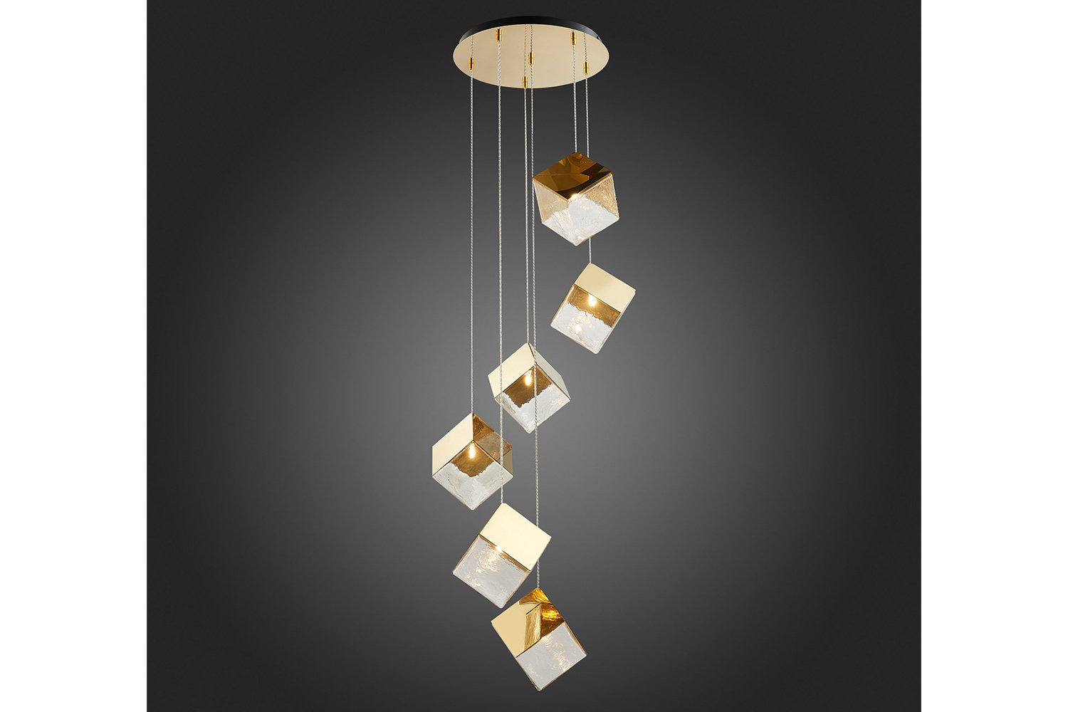 Светильник подвесной ST LUCE Riello 10.5 кв.м., 57х150х57 см, G9