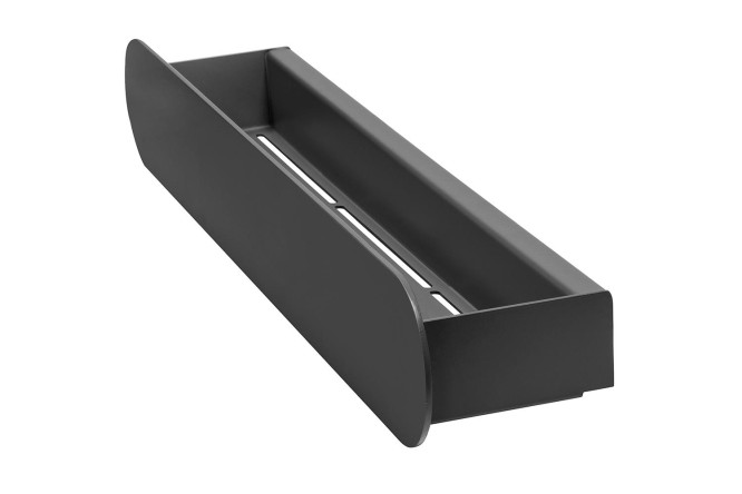 Изображение товара Полка для ванной комнаты Omega 50x10x8 см черная стальная