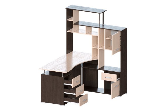 Компьютерный стол Джаз-15ВМ правый