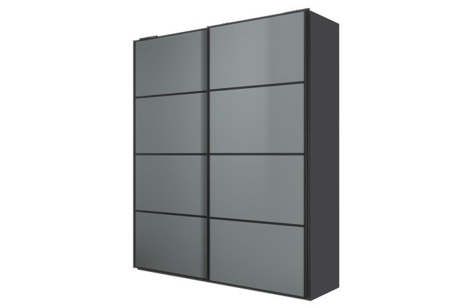 Изображение товара Шкаф-купе Оскар Ультра 200x236x38,8 см антрацит современный дизайн