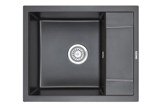 Изображение товара Врезная кухонная мойка с крылом GRANULA 6002 60x50x20 см из кварца