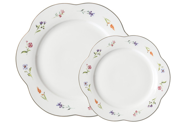 Набор тарелок Mandarin decor Блум 2 шт., Фарфор