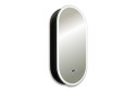Зеркало-шкаф Сохо-Чёрный (Soho-Black) 3.1 LED-00002612 50х100х15 см, Правый