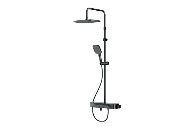 Изображение товара Душевая система AM.PM Func F078F322 с термостатом черная