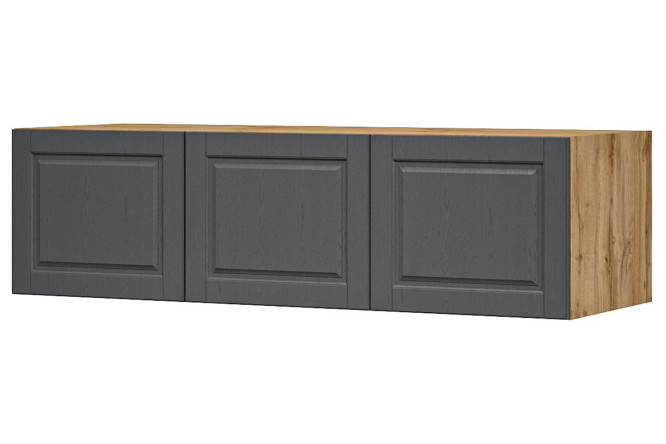 Изображение товара Антресоль шкаф Лацио Сканди 144х40х53 см 3 двери МДФ