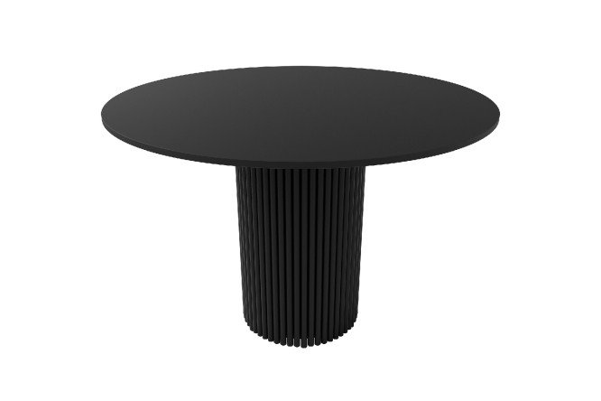 Изображение товара Стол GENGLASS Trubis Wood с трубчатым подстольем 120х75х120 см