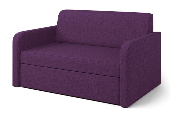 Изображение товара Диван-кровать Куба фиолетовая компактная с удобным спальным местом