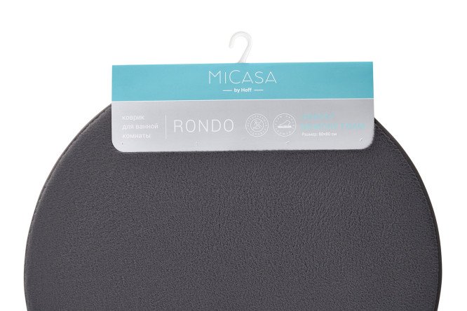 Коврик для ванной комнаты MICASA Rondo 80x80 см